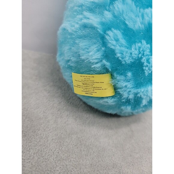 Peeps 10" Marshmallow Bunny Rabbit Blue Chevron Plush Stuffed Striped Fur 2016 - Picture 8 of 12